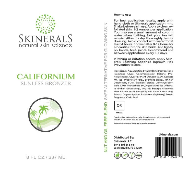 Skinerals Californium ingredients