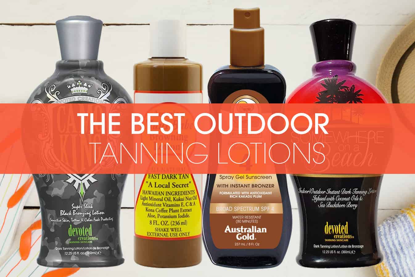 best outdoor tanning lotion featured image