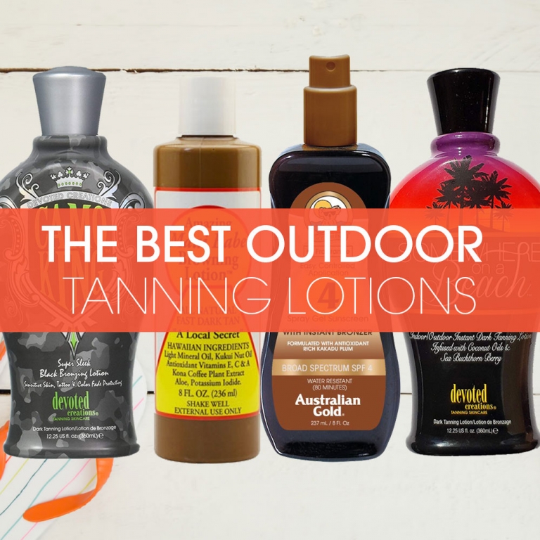 best outdoor tanning lotions featured image
