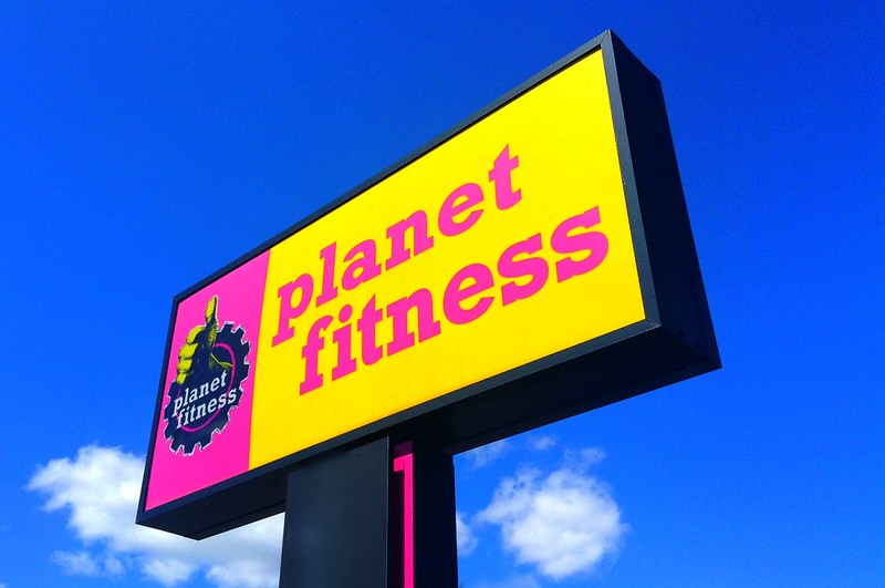 Planet Fitness Sign